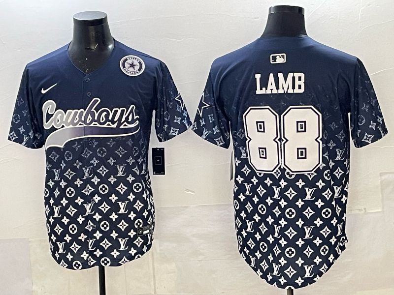 Men 2025 Nike Dallas Cowboys #88 Lamb Drak Blue Limited NFL Jersey 07->boston red sox->MLB Jersey